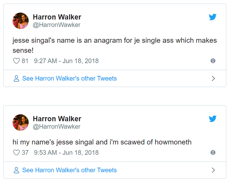 Illustration for article titled Jesse Singal Fired Back at Harron Walker